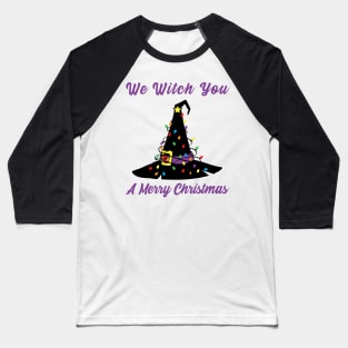 We Witch You A Merry Christmas Baseball T-Shirt